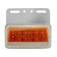 Боковой фонарь 12-24V белый+желтый для грузовика (комплект 4 шт, в коробке)